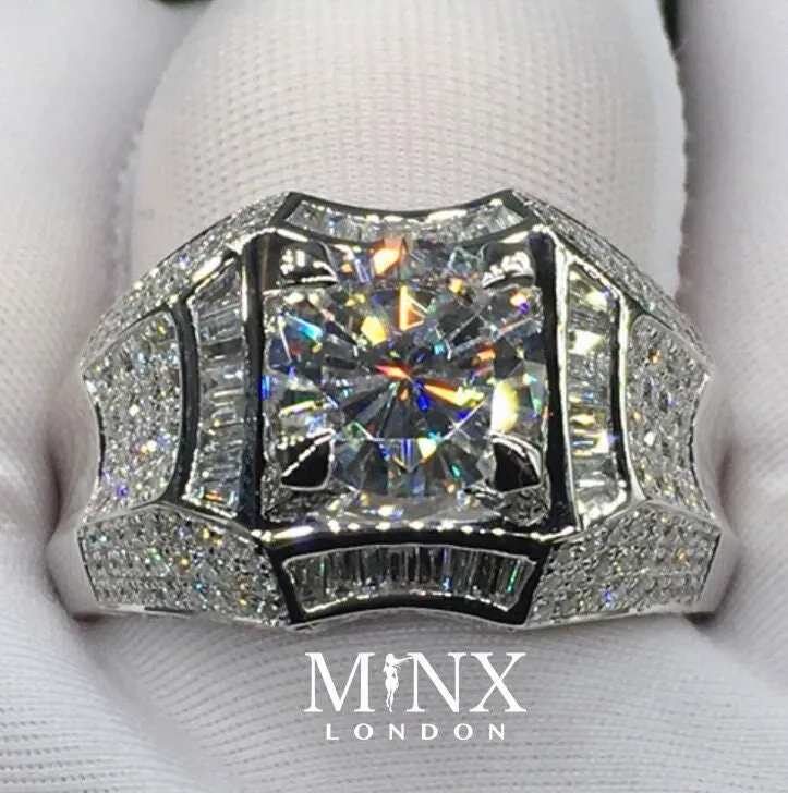 Iced Out Ring | Mens Iced Out Rings | Womens Iced Out Ring | Iced Out Rings UK | big diamond ring | Mens Wedding Ring | rings | iced out