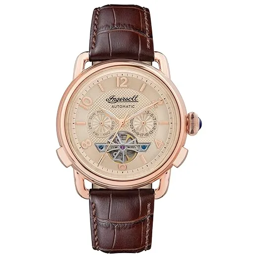 Ingersoll Automatic Analog Rose Gold Dial Men's Watch - 32511