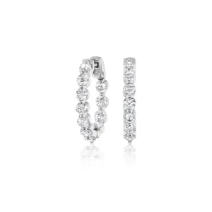 Inside-Out Diamond Hoop Earrings