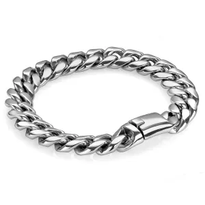Italgem Stainless Steel (12mm) Miami Cuban Link Bracelet 8.5"