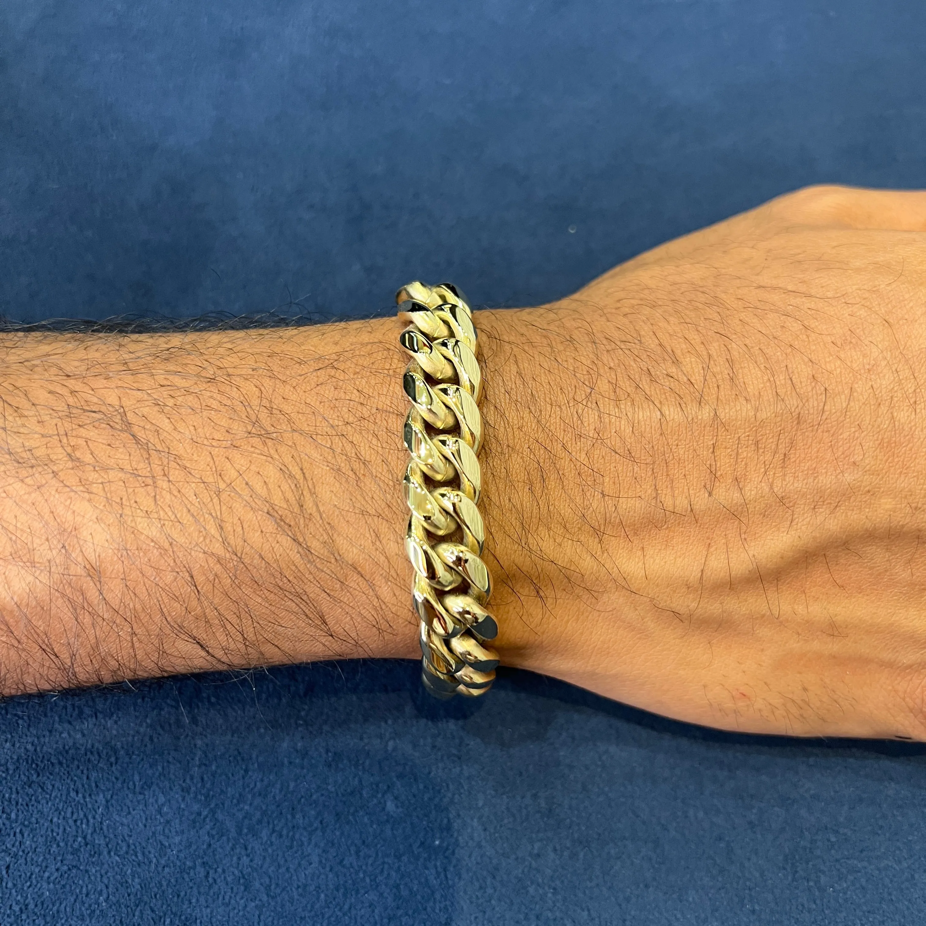 Italgem Stainless Steel (12mm) Miami Cuban Link Bracelet 8.5"