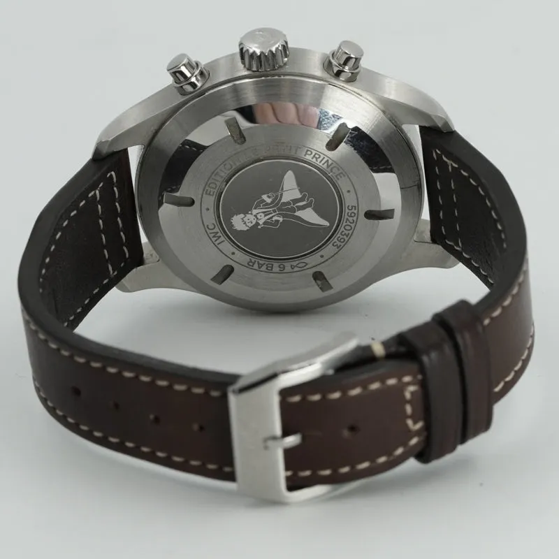 IWC Pilot Chronograph IW377714 B&P 2021 Le Petit Prince Blue Dial 43mm