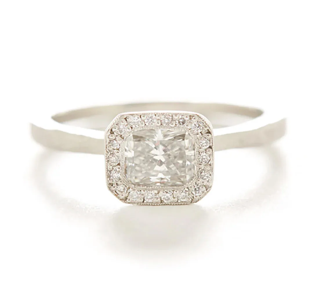 Jennifer Dawes Radiance Diamond Halo Ring