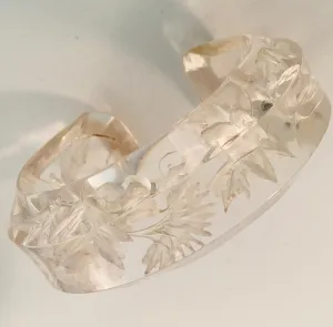 Joyce Francis lucite bracelet