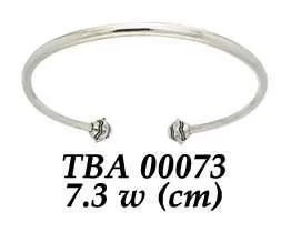 Justify For Bead Sterling Silver Cuff Bracelet TBA073