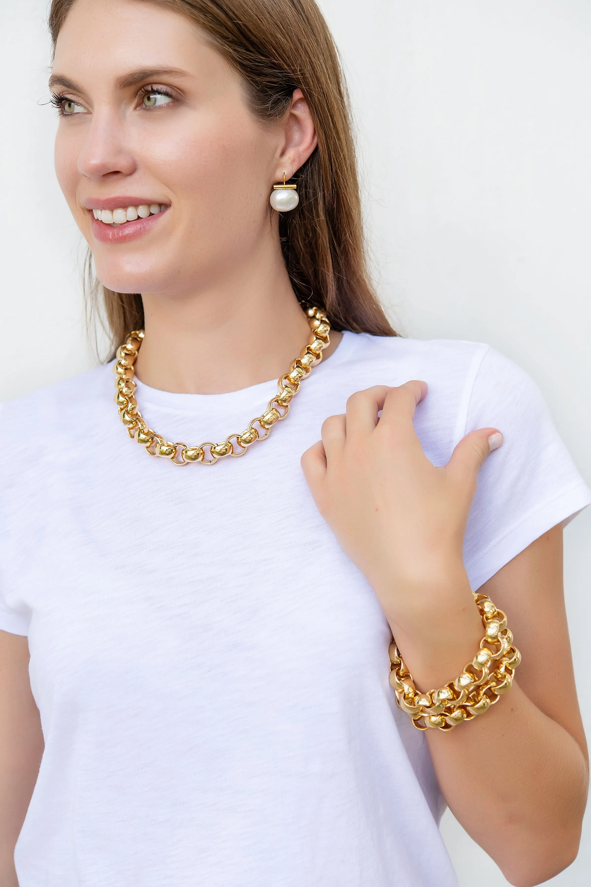 Kendall Gold Link Necklace
