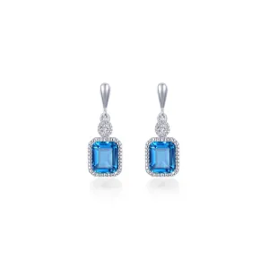 Lafonn December Birthstone Earrings