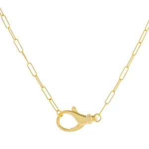 Large Clasp Link Necklace