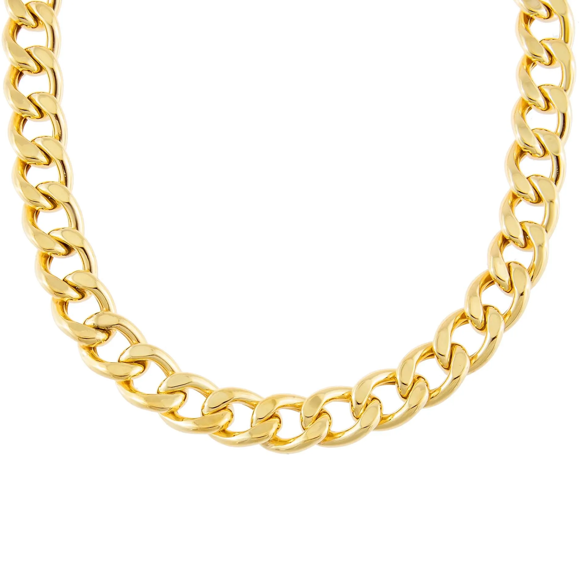 Large Miami Curb Link Necklace