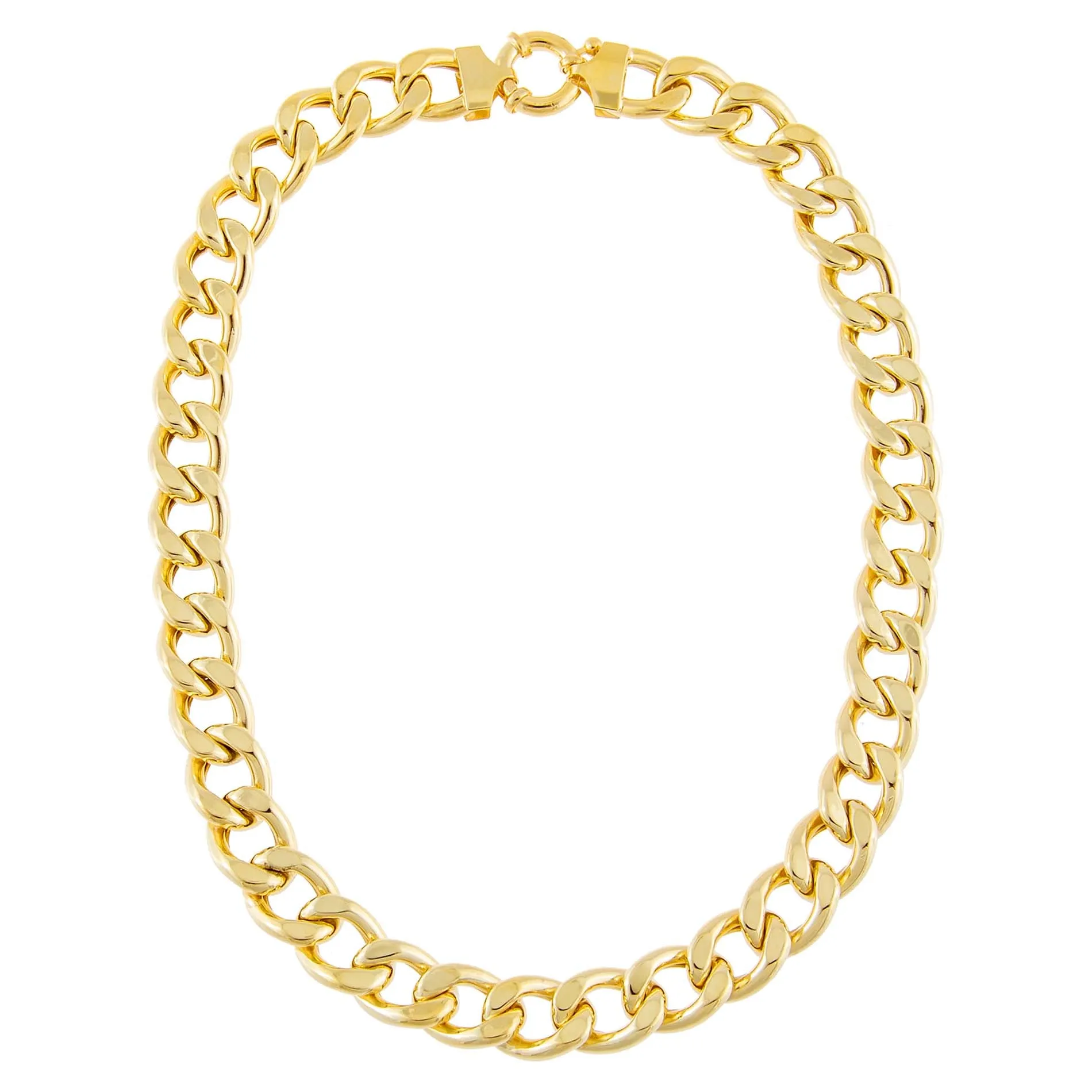 Large Miami Curb Link Necklace