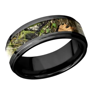 Lashbrook Mossy Oak Obsession Camouflage Zirconium Wedding Band