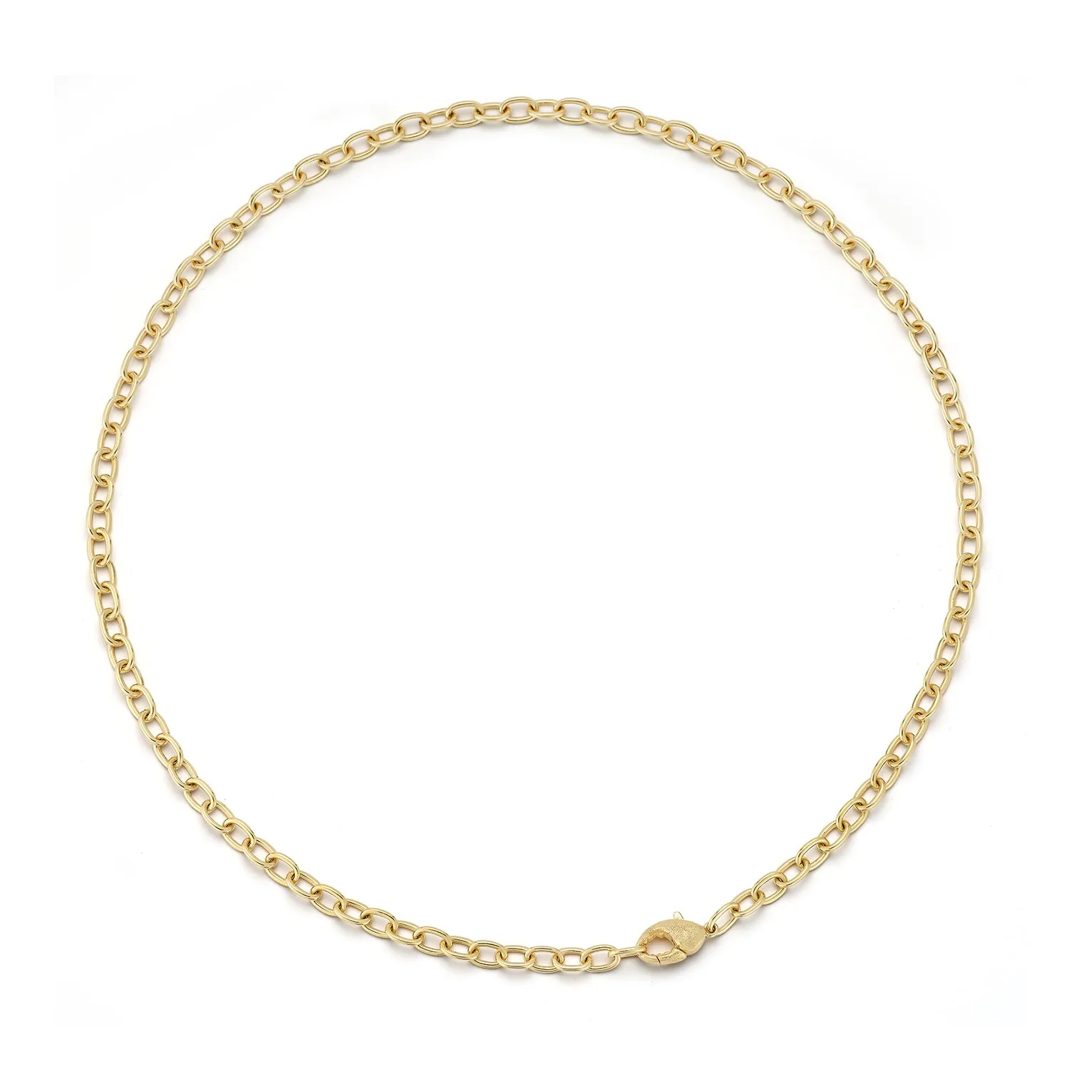 Lobster Clasp Handmade Link Necklace