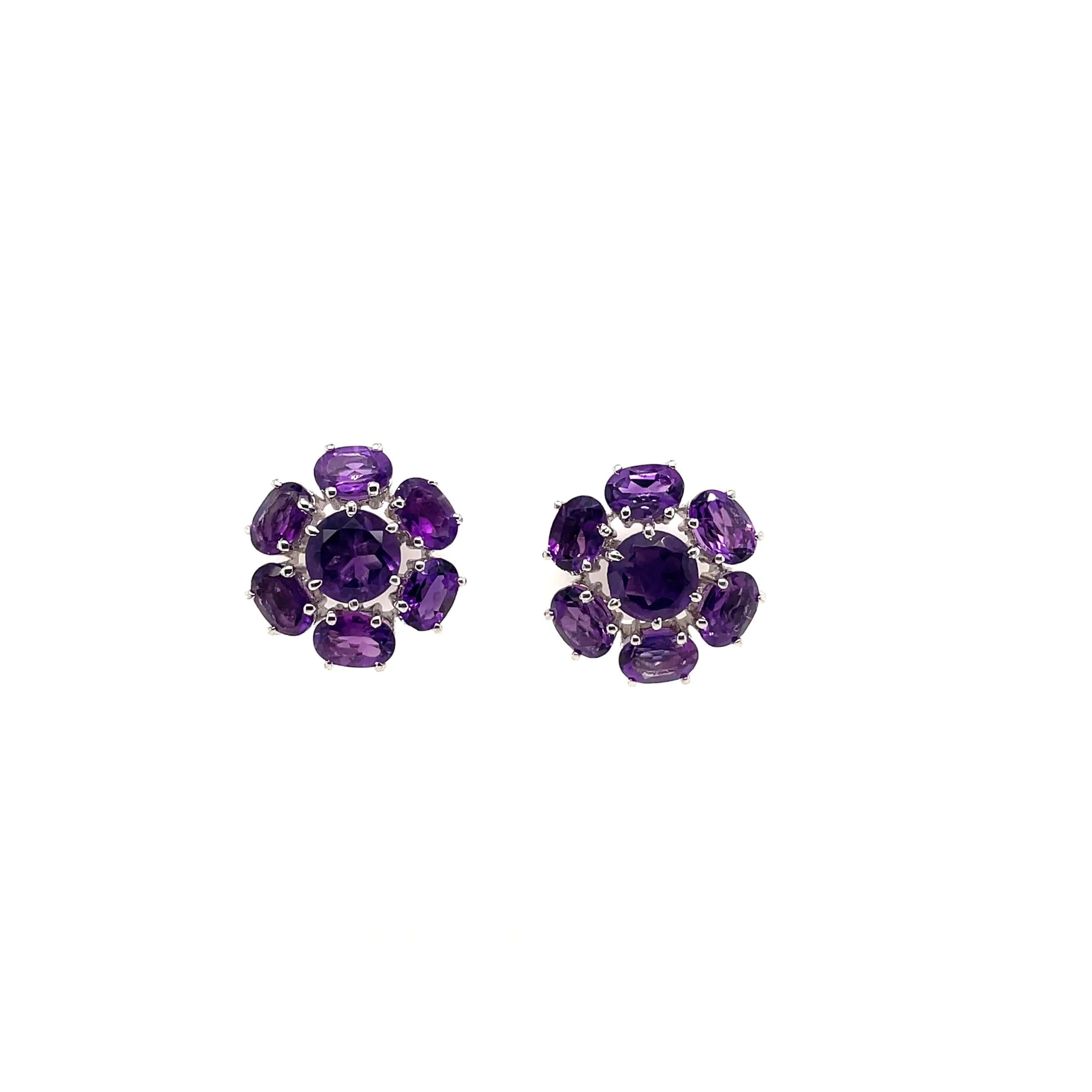 London Blue Topaz Earring in .925 Sterling Silver - KST 50642
