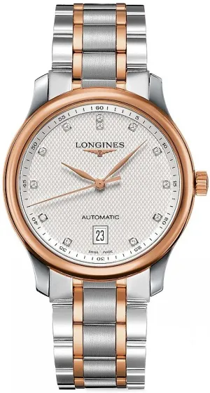 Longines Master Collection Automatic Diamond White Dial Men's Watch L2.628.5.97.7