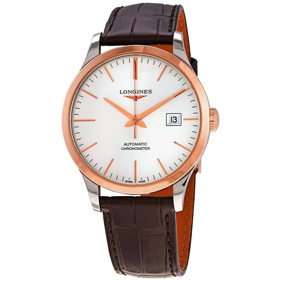 Longines Record Automatic Chronometer Silver Dial Men's Watch L28215722