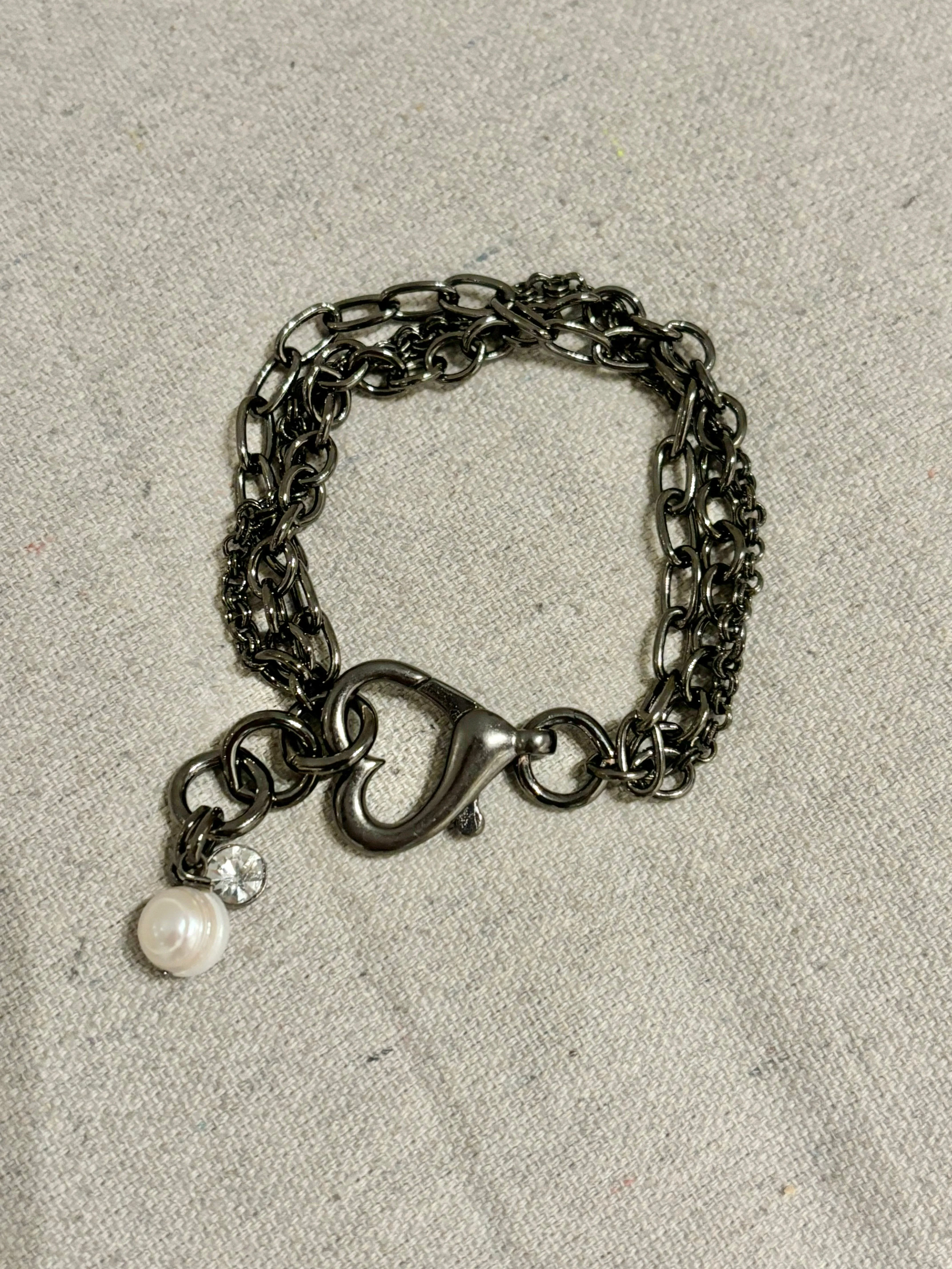 Mac and Me Amour Triple Link Bracelet