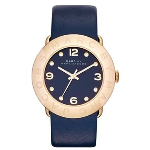 Marc By Marc Jacobs Blade Blue Women's Leather Wrist Watch MBM1224