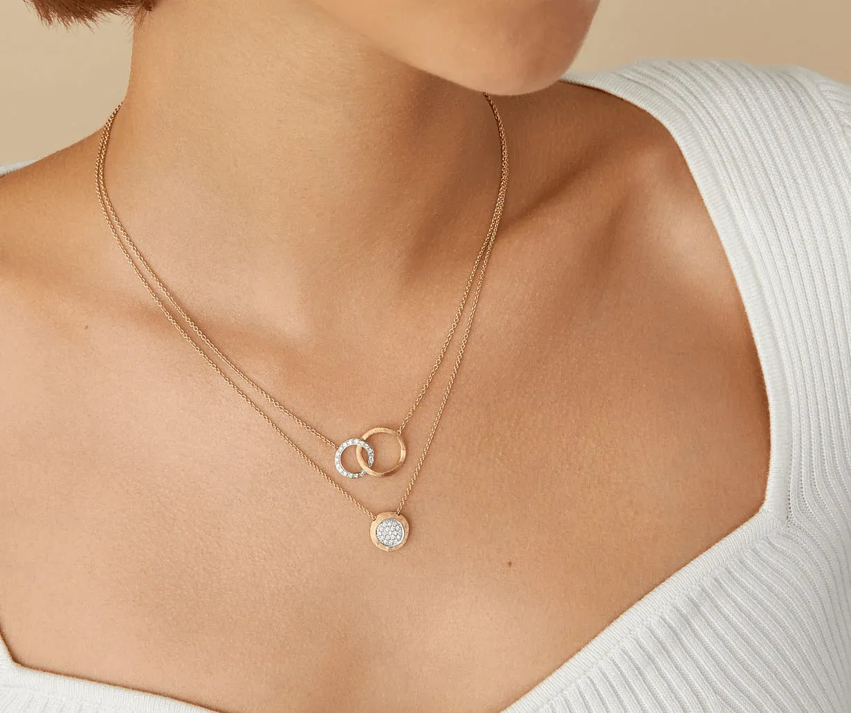 Marco Bicego Jaipur Diamond Infinity Necklace