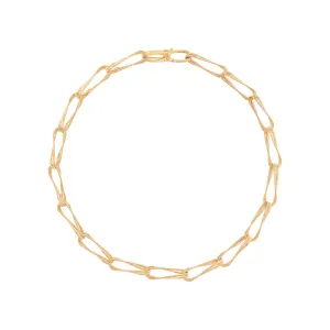 Marrakech 18K Yellow Gold Twisted Double Coil Link Necklace