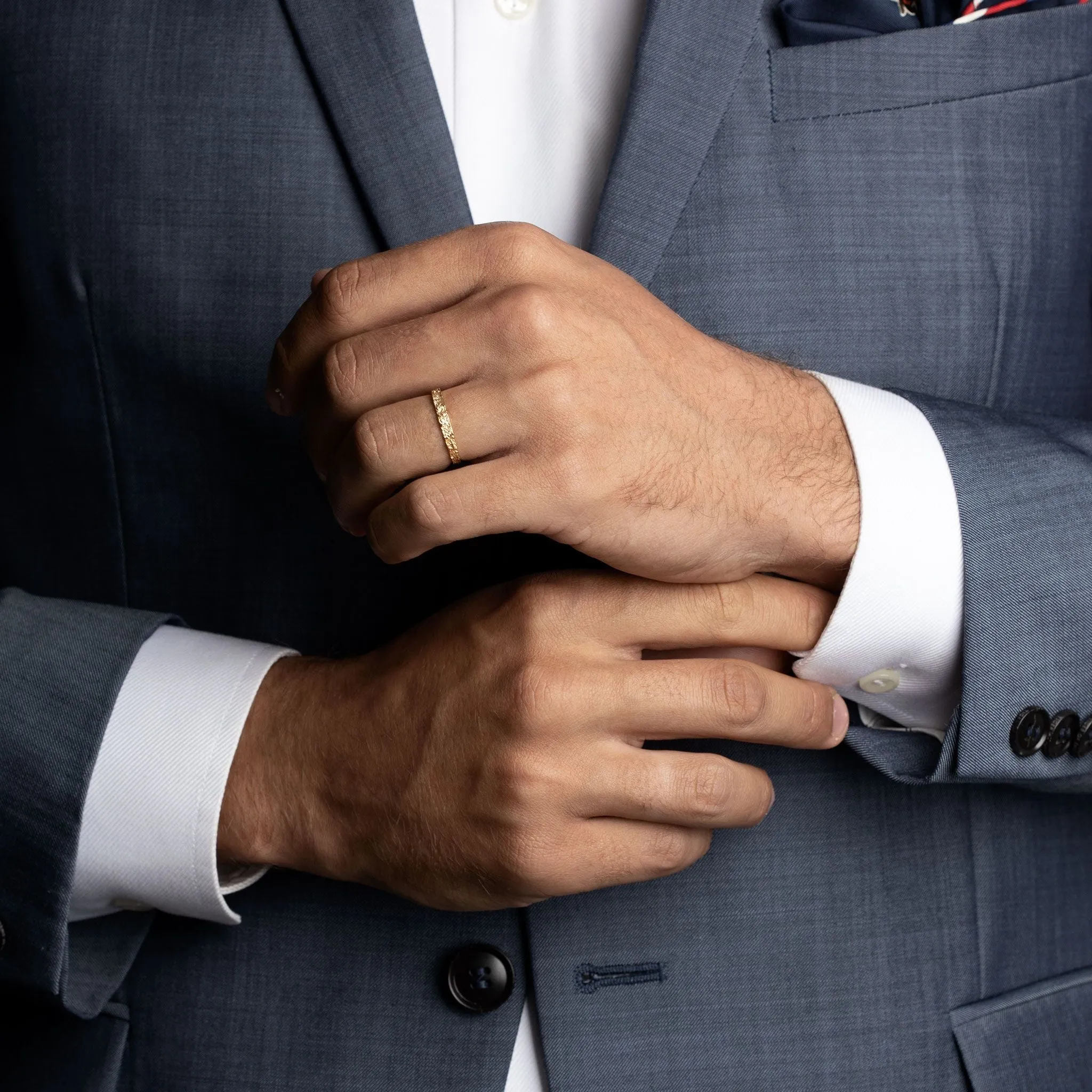 Men's wedding ring - MAGMA