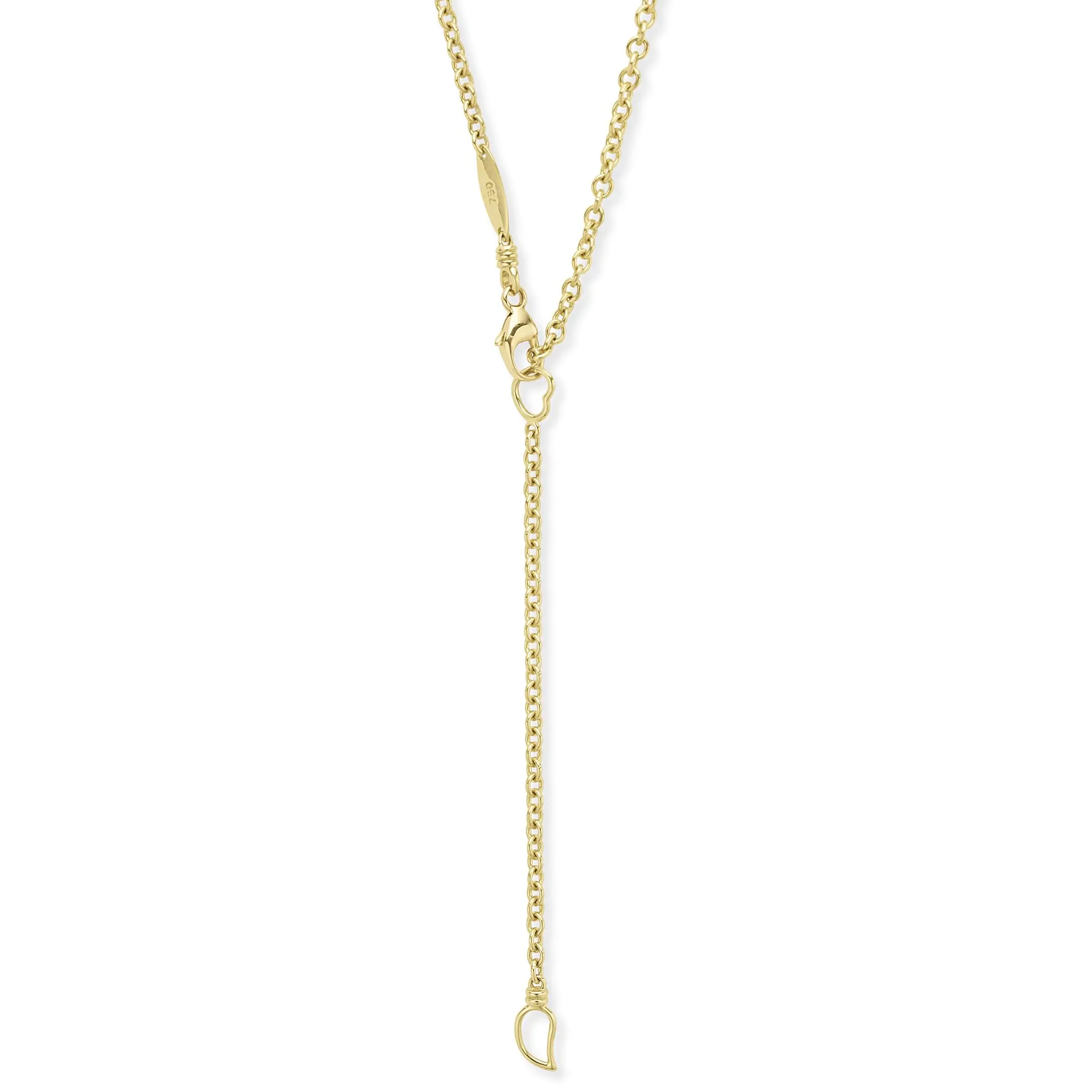 Meridian 18K Gold Diamond Circle Pendant Necklace