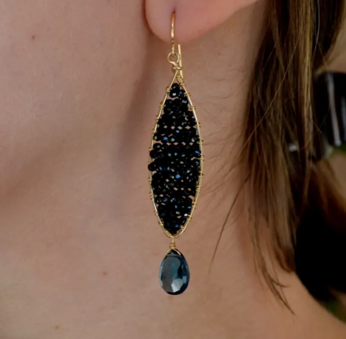 Midnight Moon Earrings
