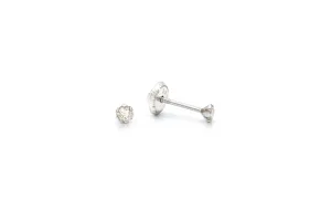 Mini Diamond Stud Earrings