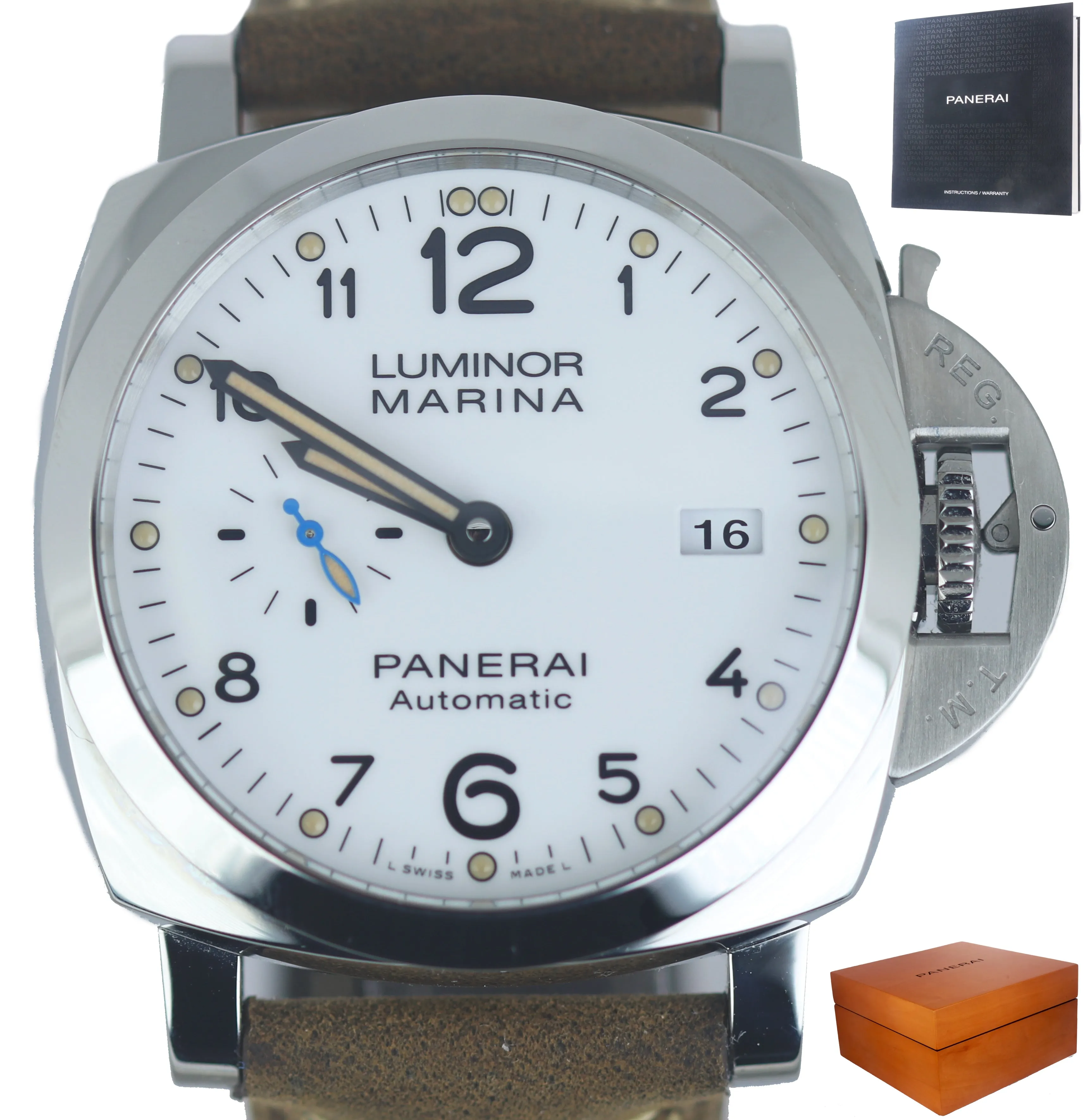 MINT 2019 Panerai Luminor Marina 1950 3 Days PAM 1499 Stainless PAM01499 44MM