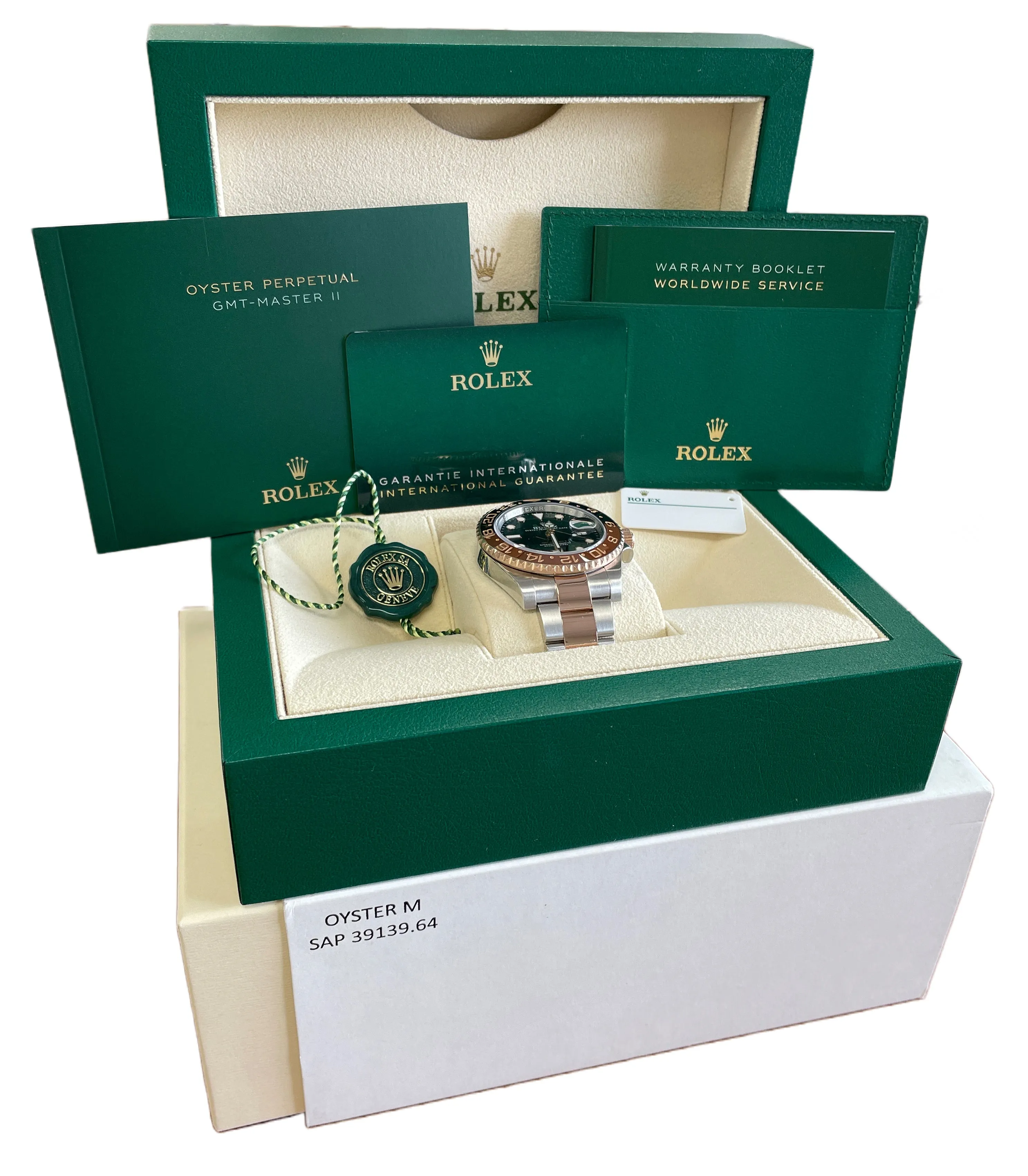 MINT 2021 PAPERS Rolex GMT-Master II 18K Gold ROOT BEER 126711 CHNR 40mm BOX