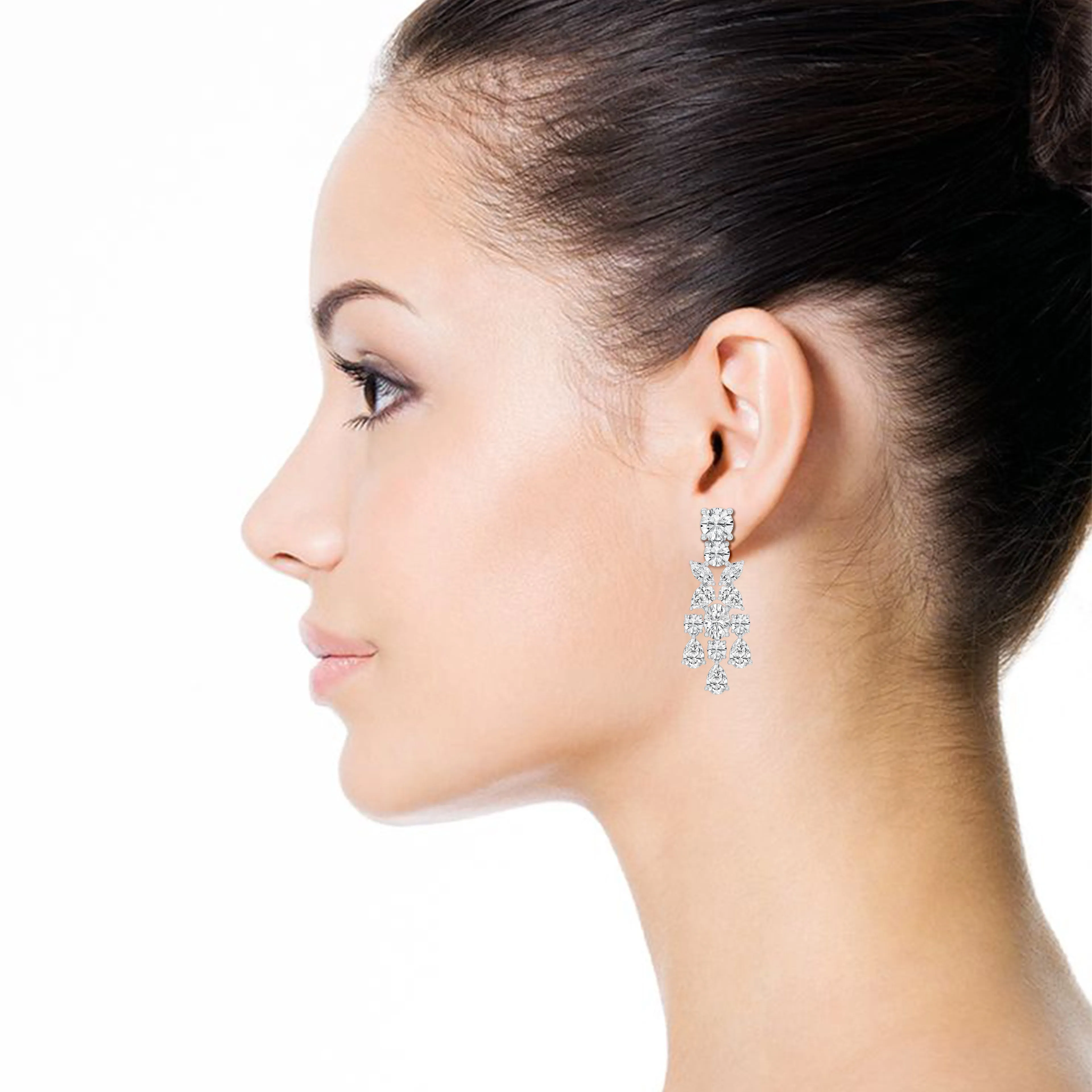 Mixed Fancy Chandelier Earrings