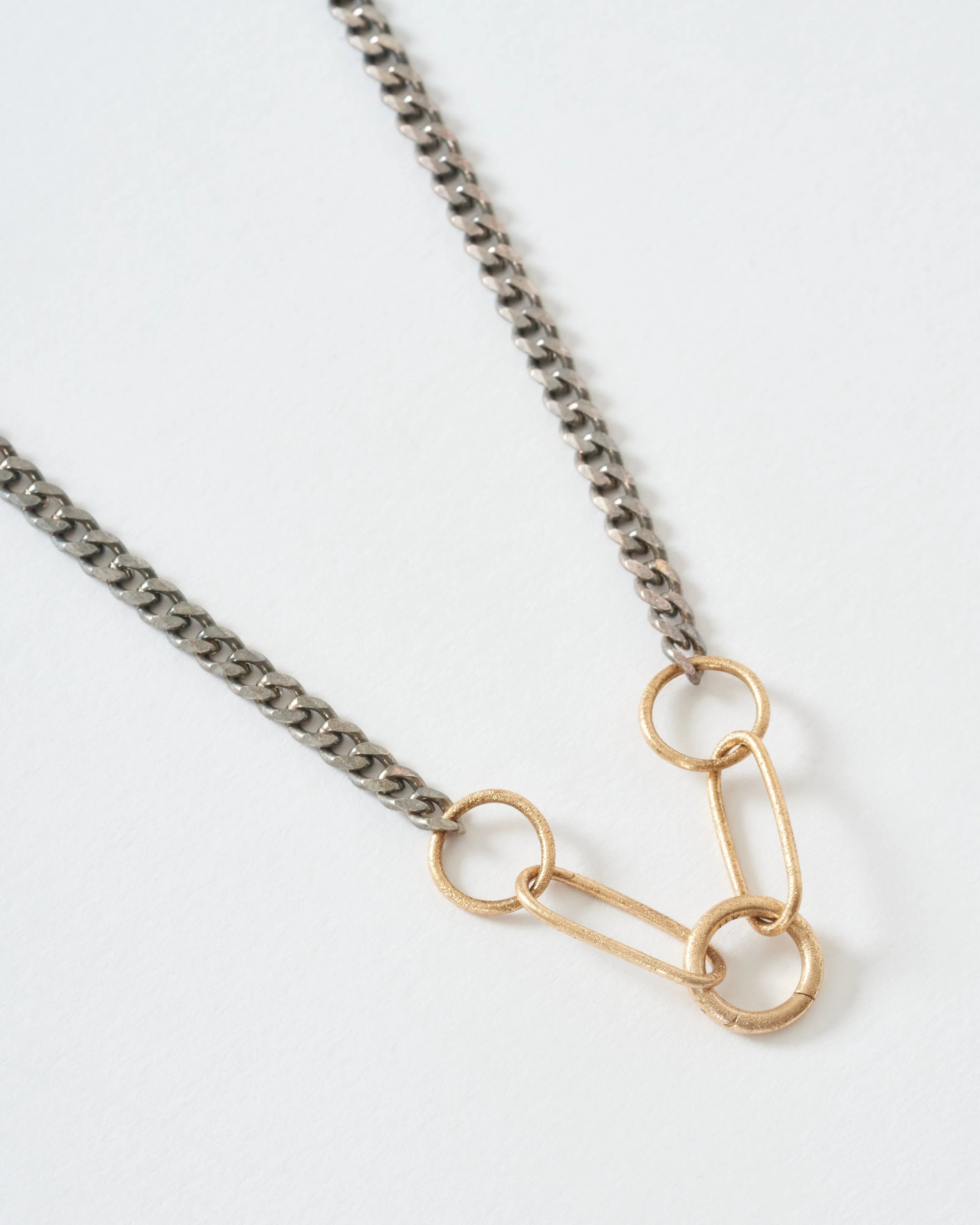 mixed metal 5 link charm holder