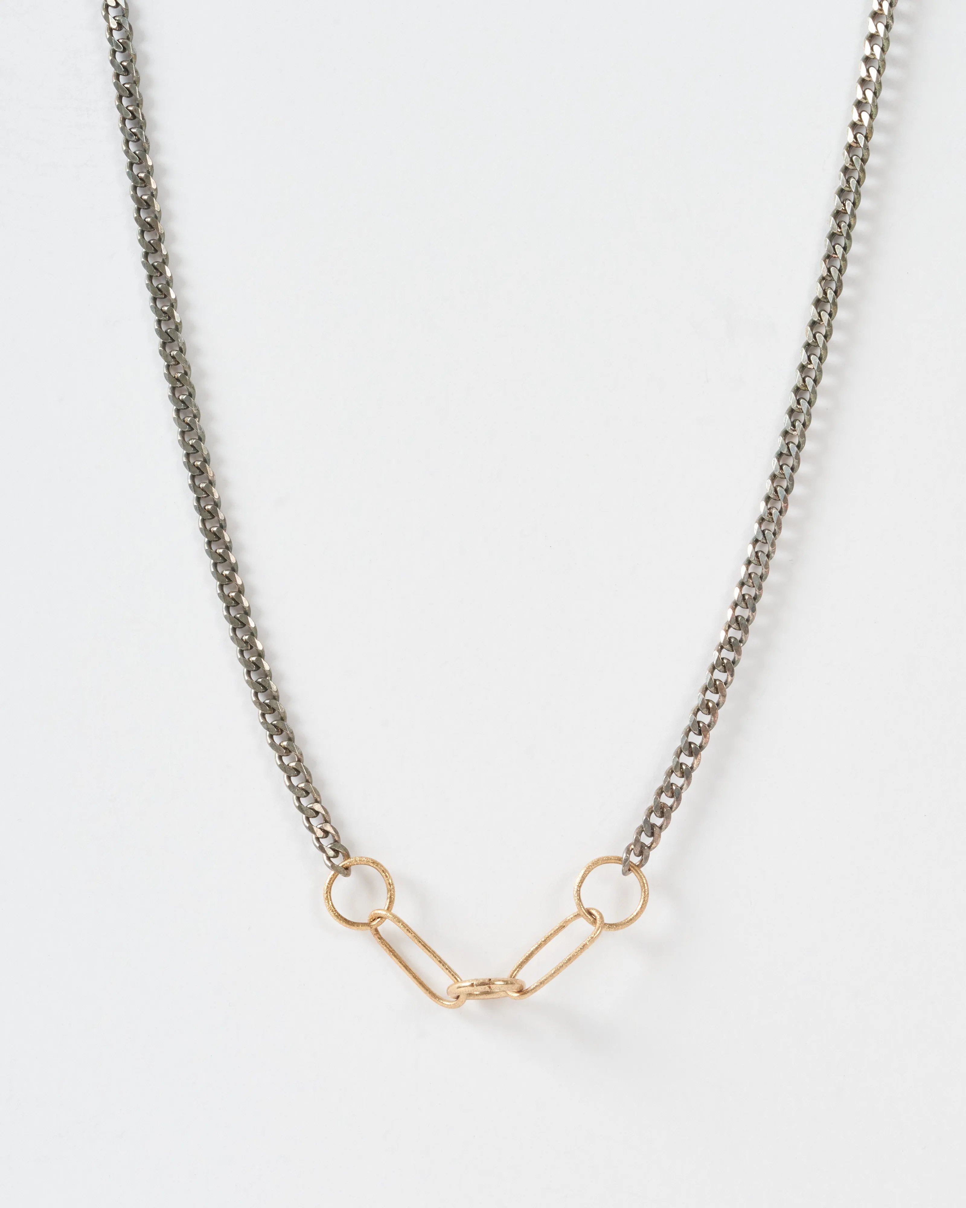mixed metal 5 link charm holder
