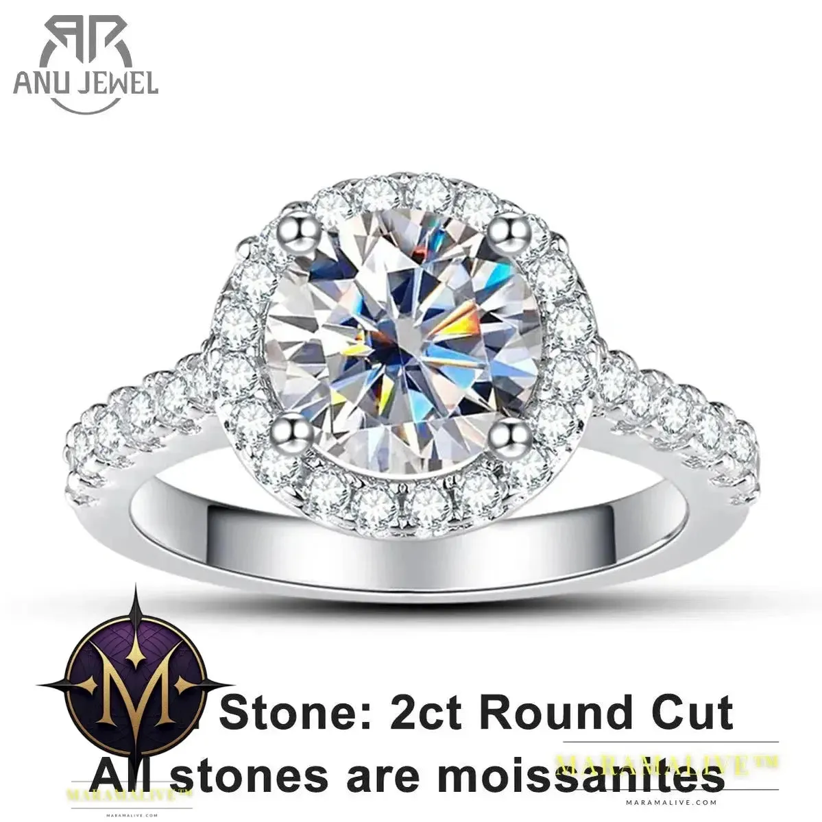 Moissanite Halo Engagement Rings: For That Special Proposal