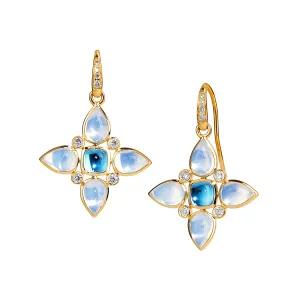 Moon Flower Earrings