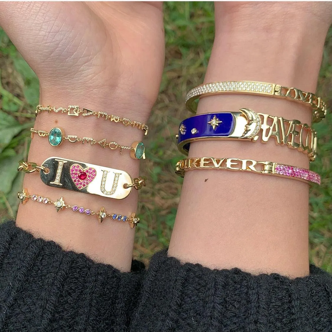 More than the Moon Lapis Bangle