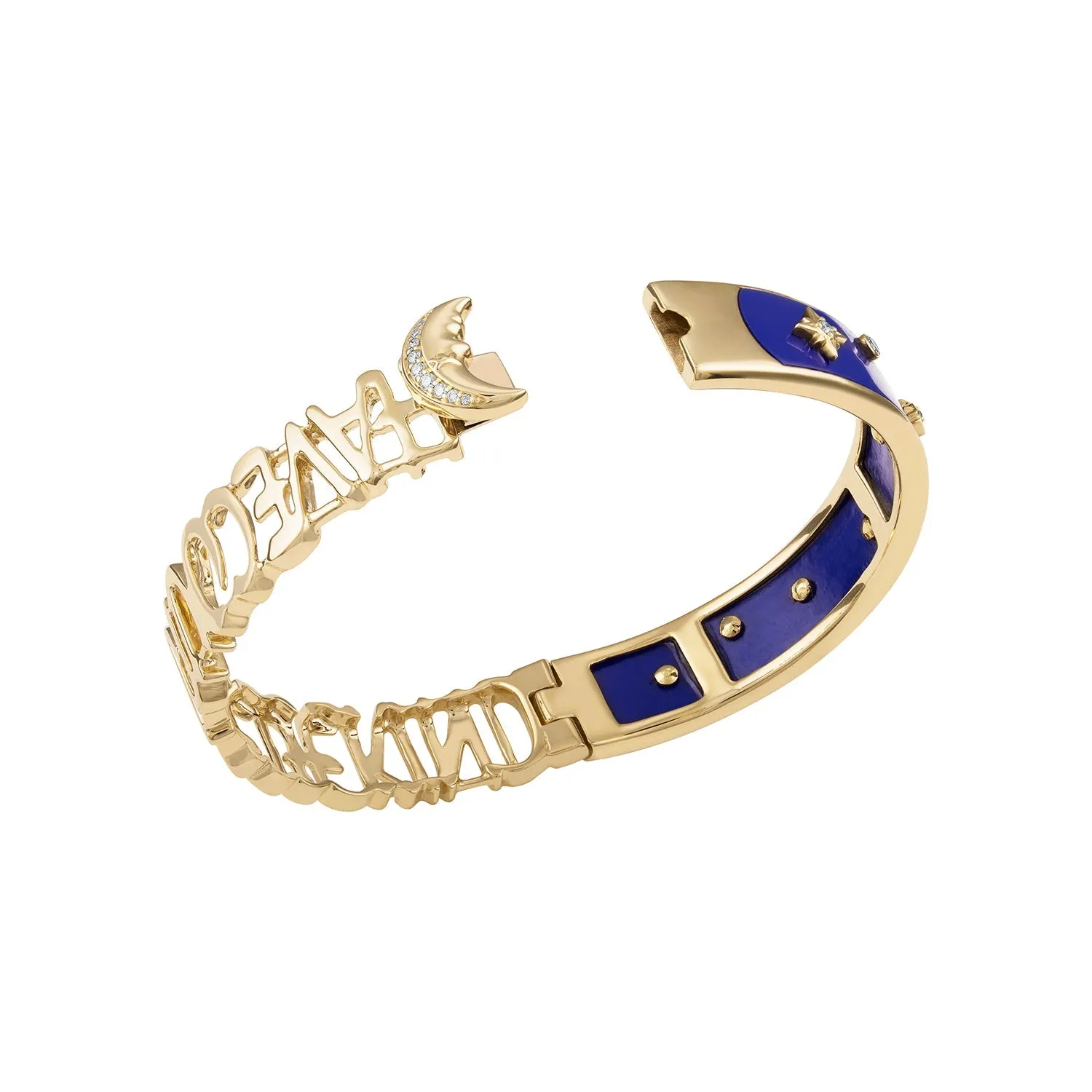 More than the Moon Lapis Bangle