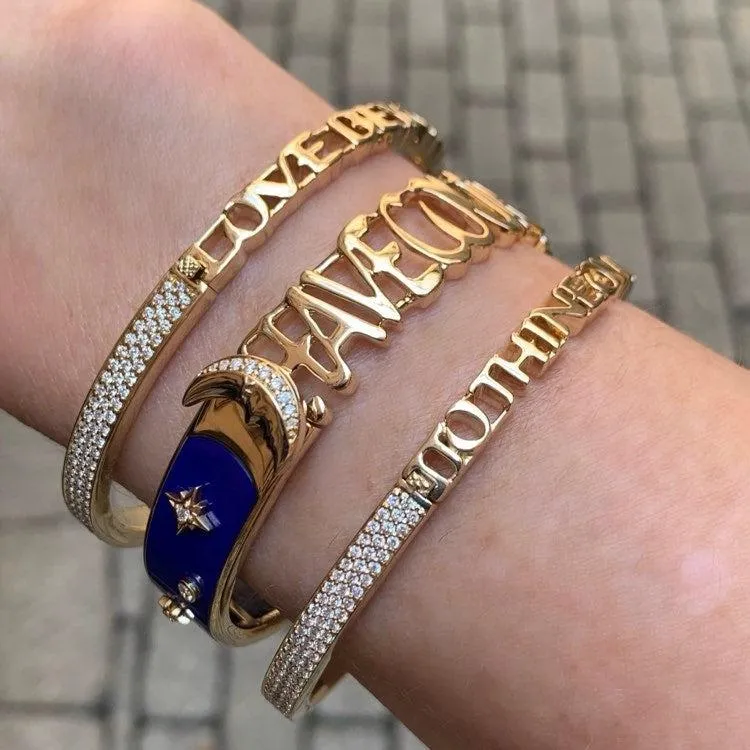 More than the Moon Lapis Bangle
