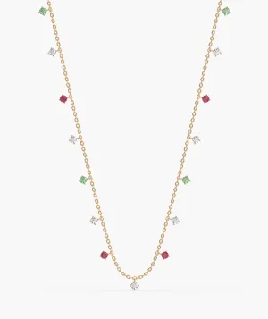 Multi-Color Station Necklace