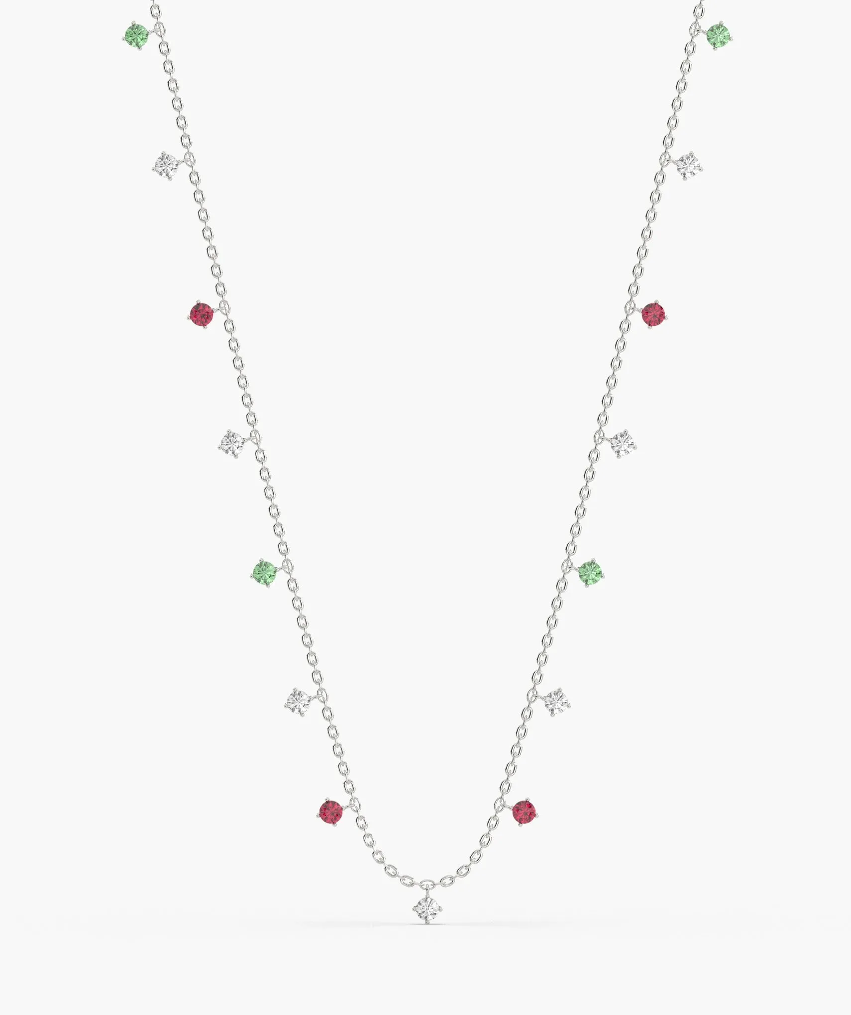 Multi-Color Station Necklace