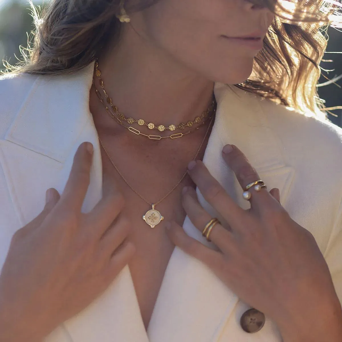 MURKANI Anchor Choker - 18KT Gold Plate