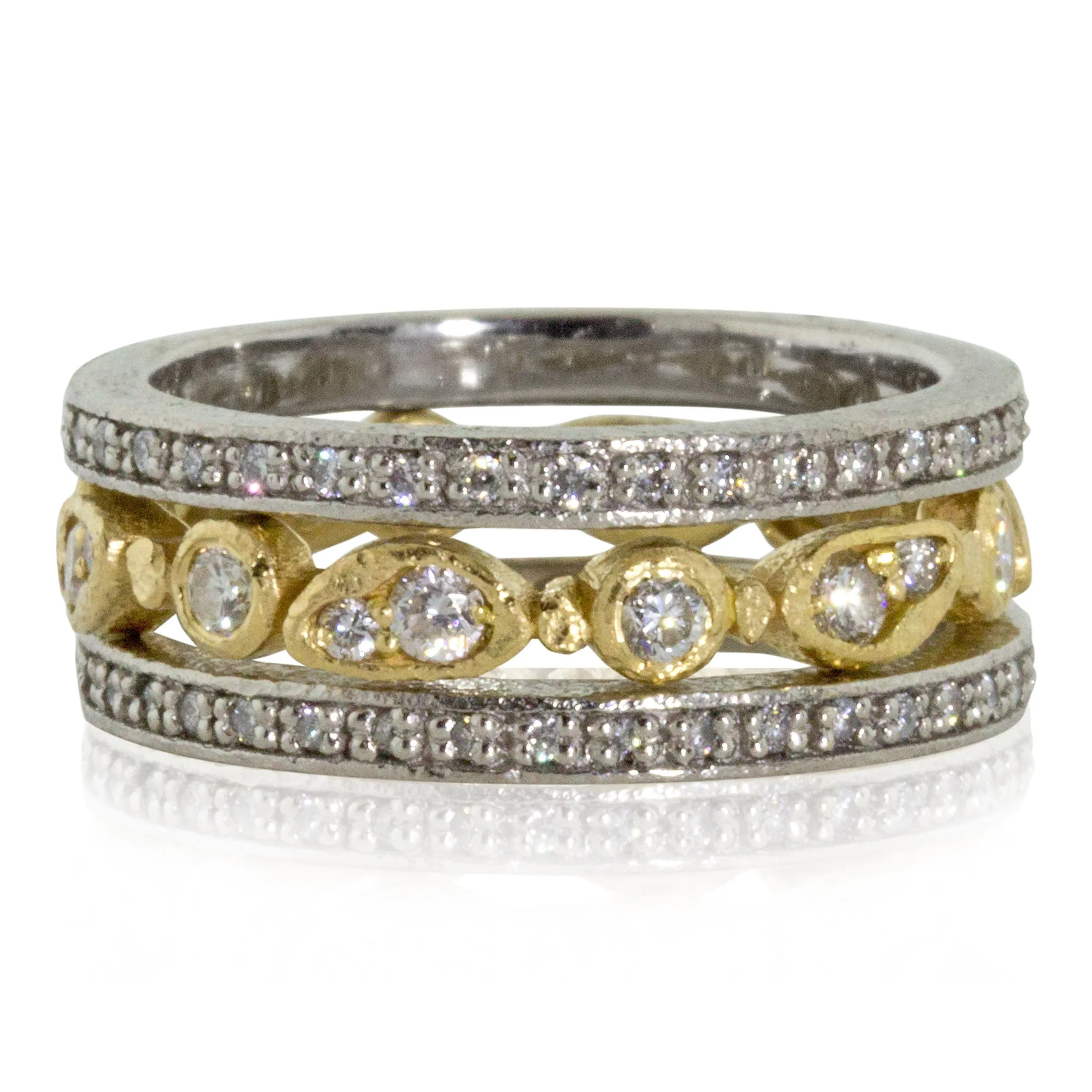 Narrow Eternity Band with Diamonds