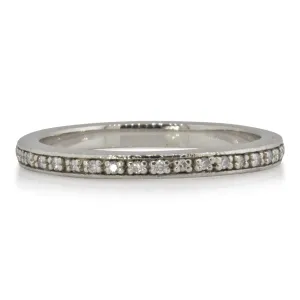 Narrow Eternity Band with Diamonds