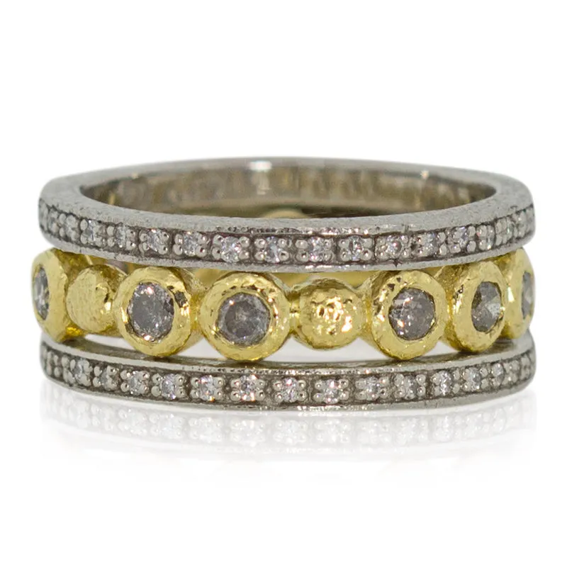Narrow Eternity Band with Diamonds
