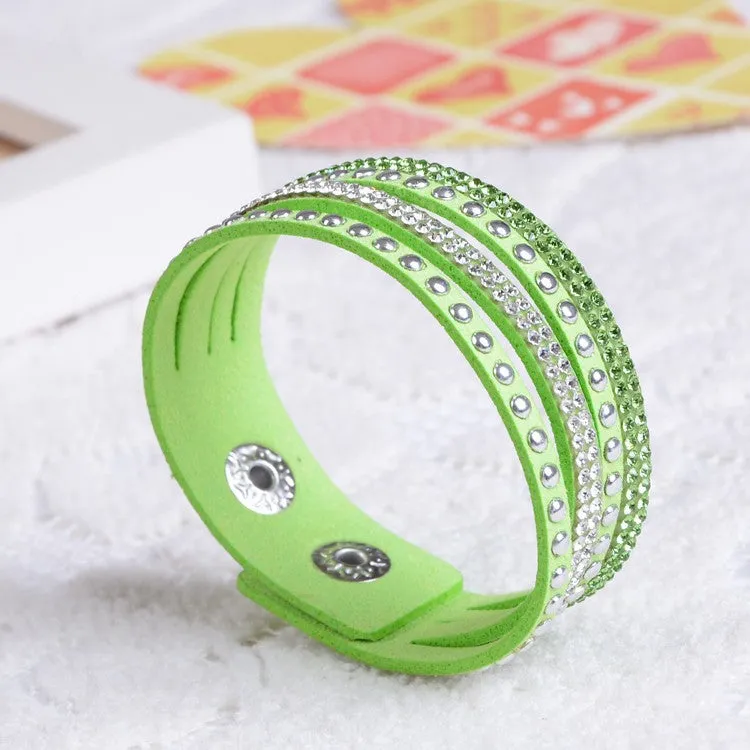 New Unisex Multilayer Leather Bracelet Christmas Gift Charm Bracelets Vintage Jewelry For Women