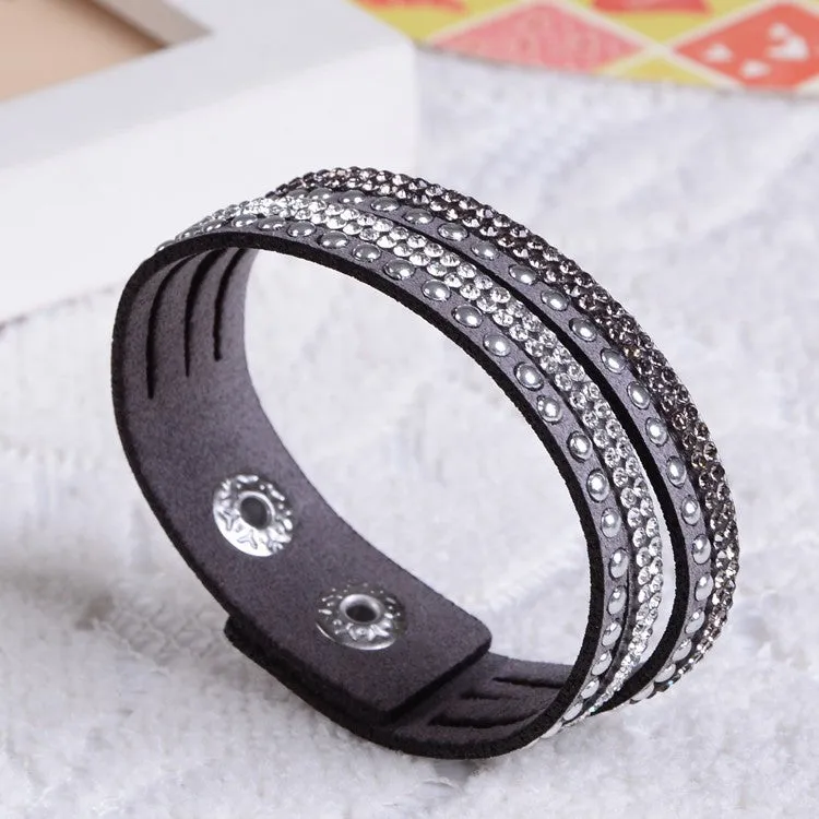 New Unisex Multilayer Leather Bracelet Christmas Gift Charm Bracelets Vintage Jewelry For Women