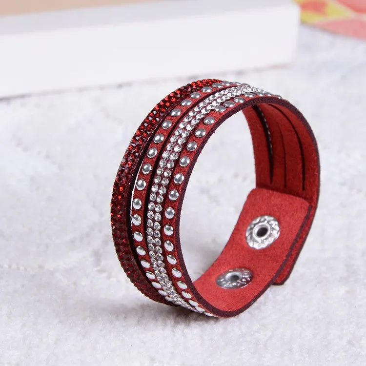 New Unisex Multilayer Leather Bracelet Christmas Gift Charm Bracelets Vintage Jewelry For Women
