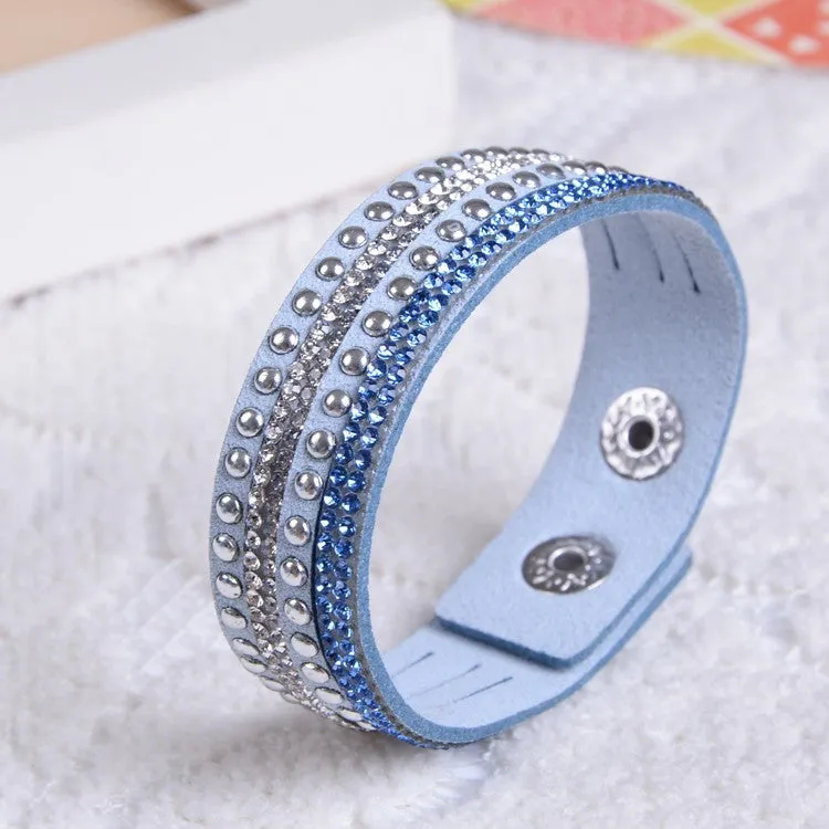 New Unisex Multilayer Leather Bracelet Christmas Gift Charm Bracelets Vintage Jewelry For Women
