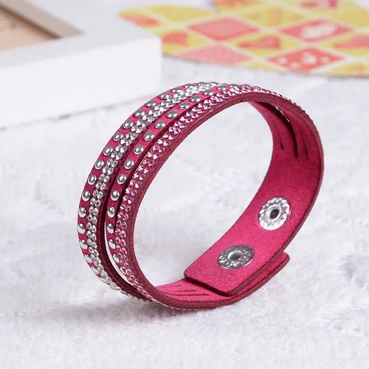 New Unisex Multilayer Leather Bracelet Christmas Gift Charm Bracelets Vintage Jewelry For Women