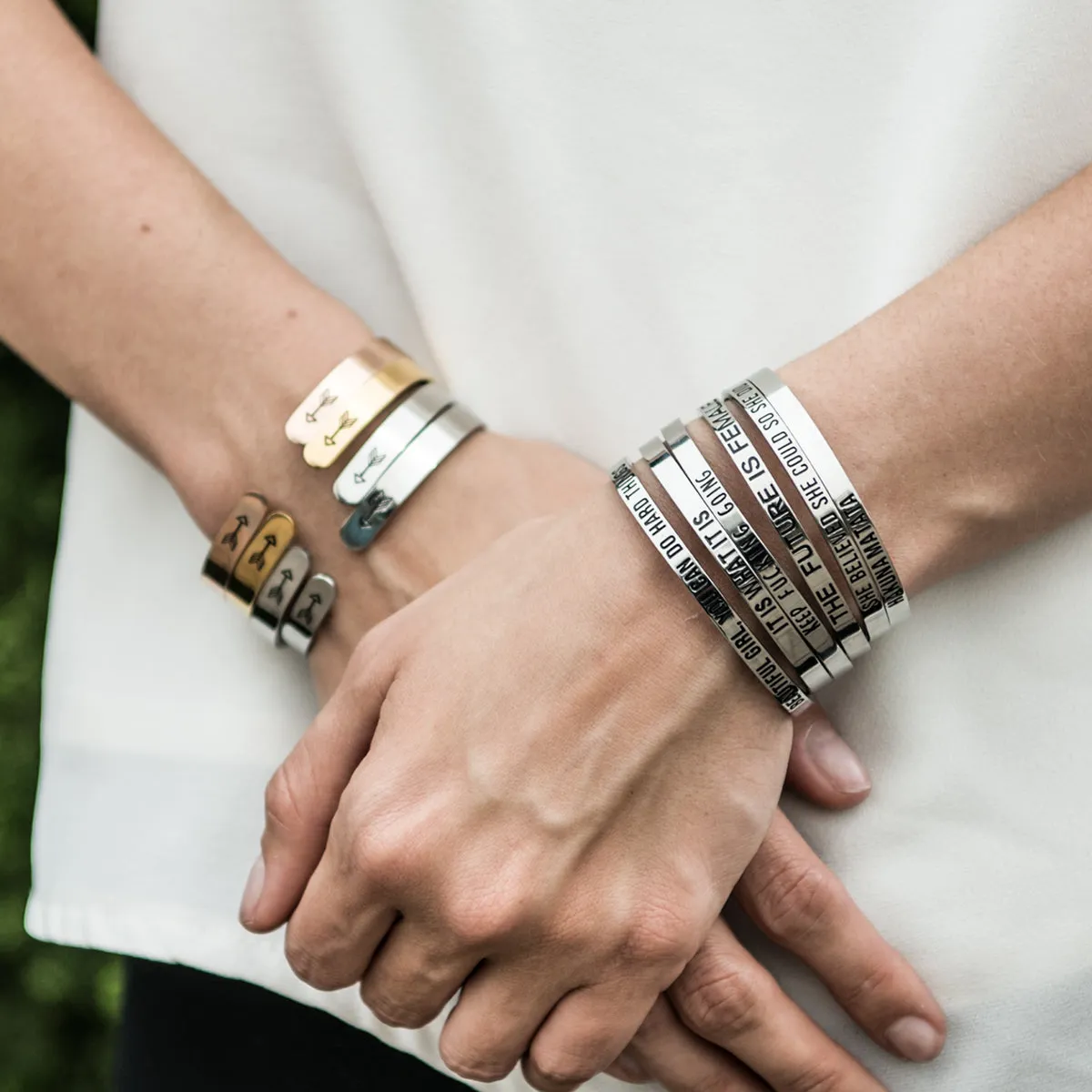 Not A Day Over Fabulous Mantra Bracelet