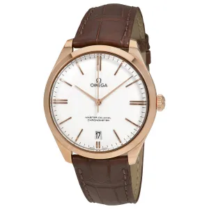 Omega De Ville Tresor White Enamel Dial Men's Watch 432.53.40.21.04.001